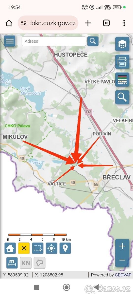 Zahrady, Břeclav, 690 02, 931 m²