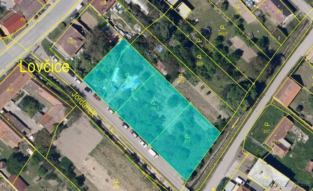 Prodej pozemek pro bydlení - Lovčice u Kyjova, 696 39, 693 m²