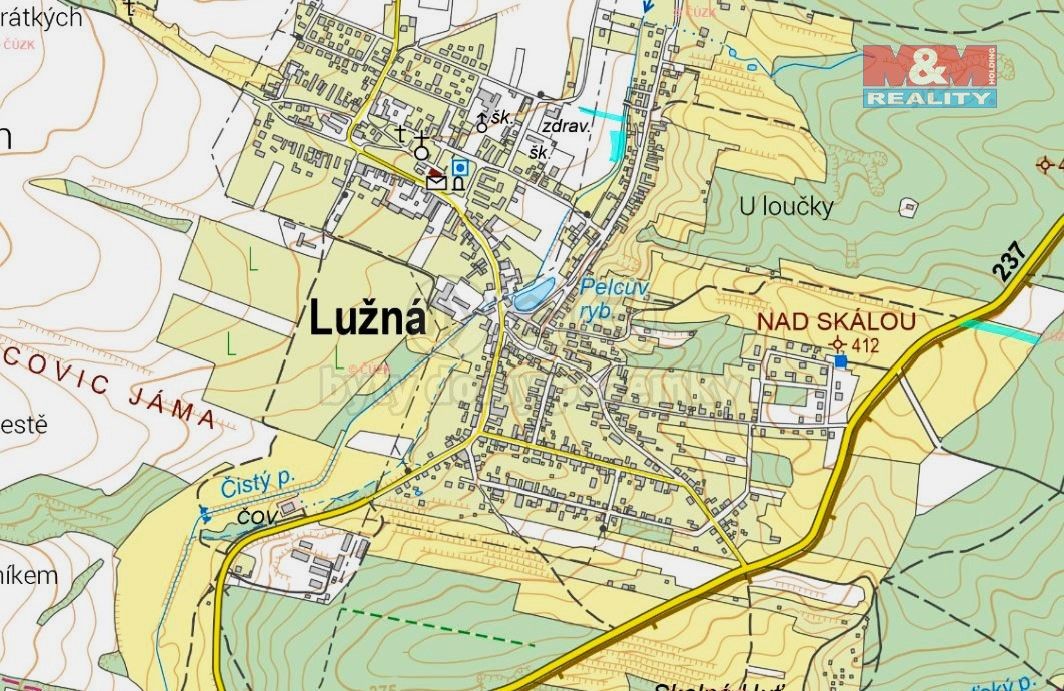 Prodej zemědělský pozemek - Lužná v Čechách, 270 51, 2 550 m²