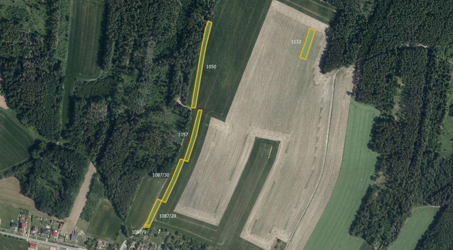 Zemědělské pozemky, Budětsko, 4 710 m²