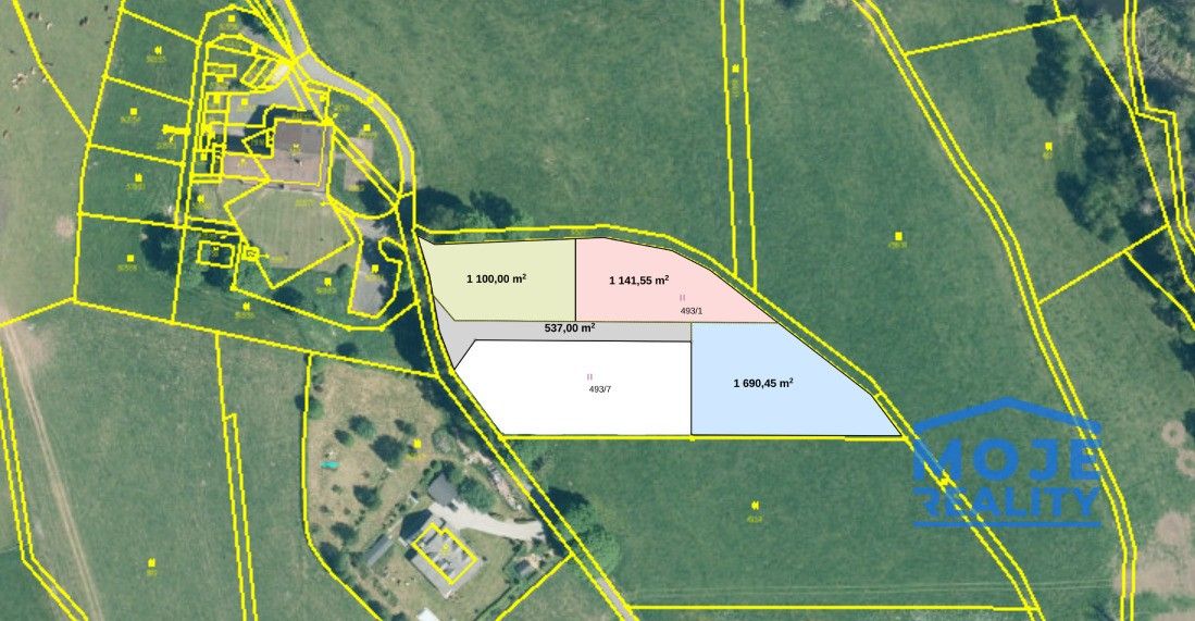 Louky, Železná Ruda, 1 142 m²