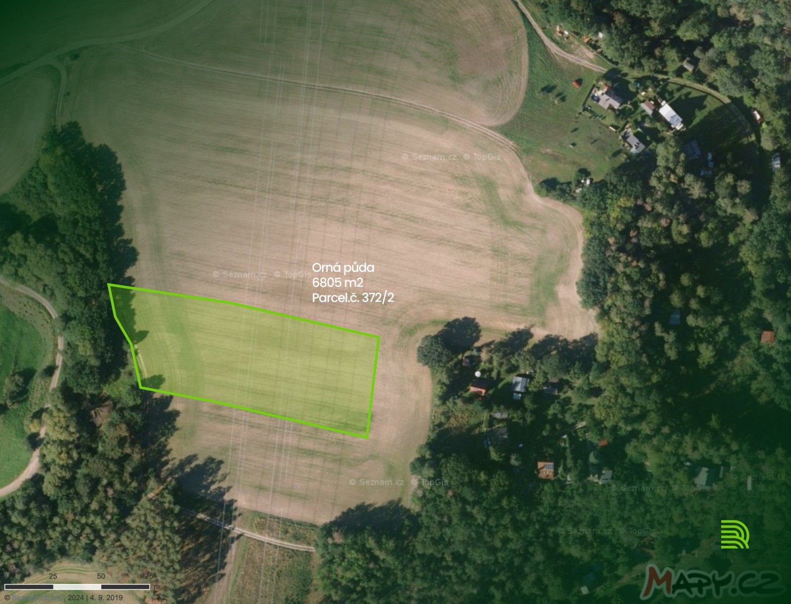 Zemědělské pozemky, Bratřínov, 6 805 m²