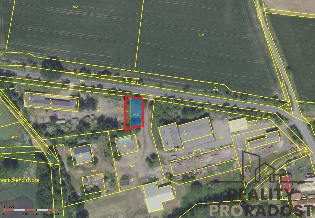 Prodej pozemek pro bydlení - Dučice, Přerubenice, 412 m²