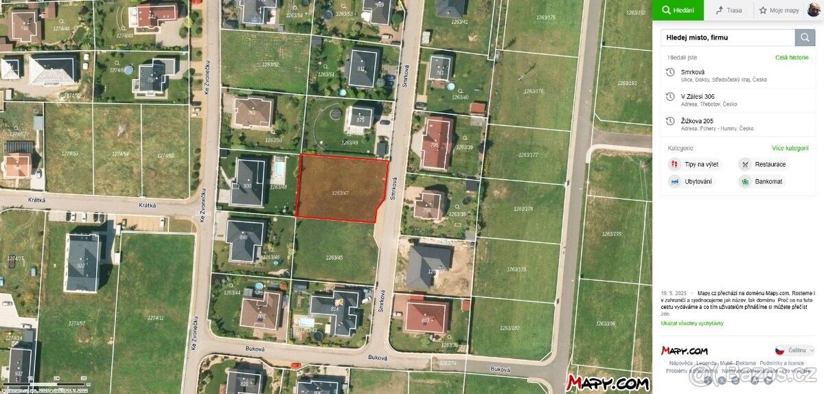 Lesy, Doksy u Kladna, 273 64, 1 062 m²