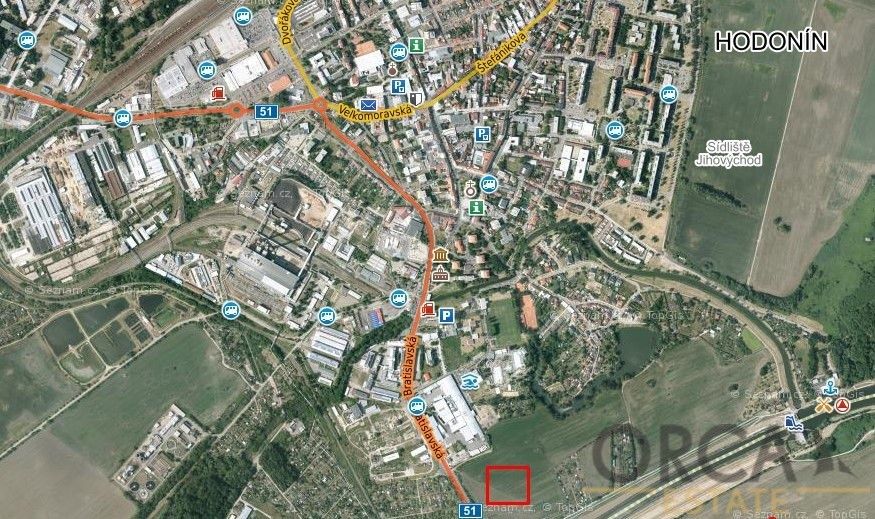 Prodej zahrada - Hodonín, 695 01, 1 033 m²