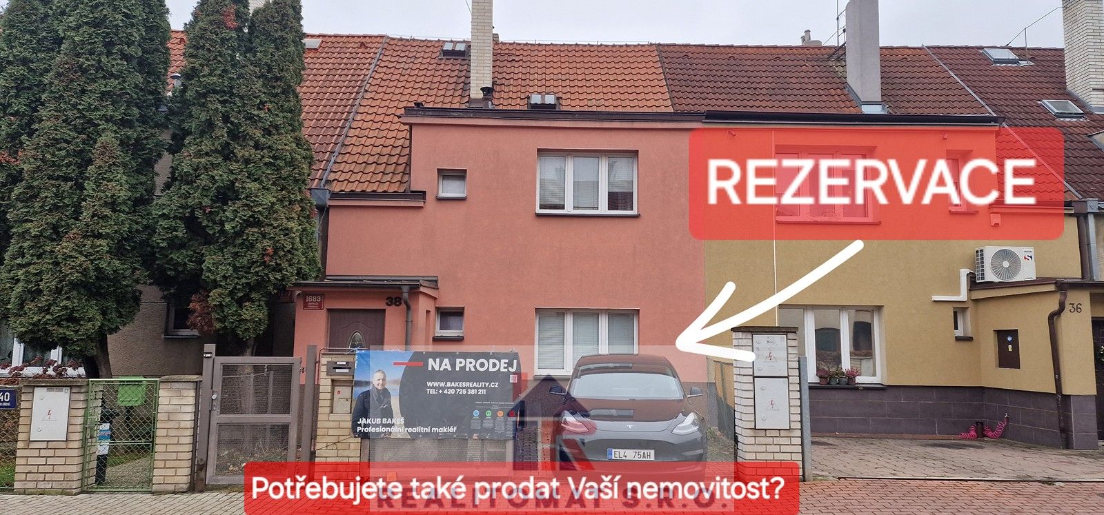 Rodinné domy, Jabloňová, Praha, 230 m²
