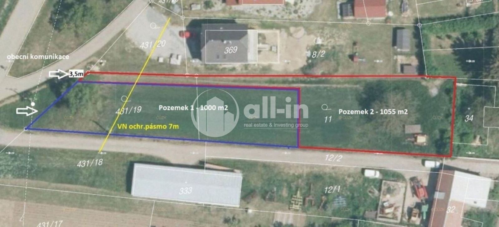 Prodej pozemek pro bydlení - Bohdalice, Bohdalice-Pavlovice, 1 000 m²