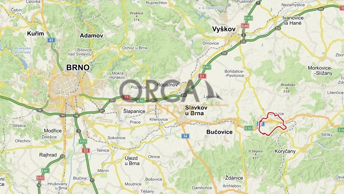 Prodej pozemek - Nesovice, 683 33, 1 107 m²