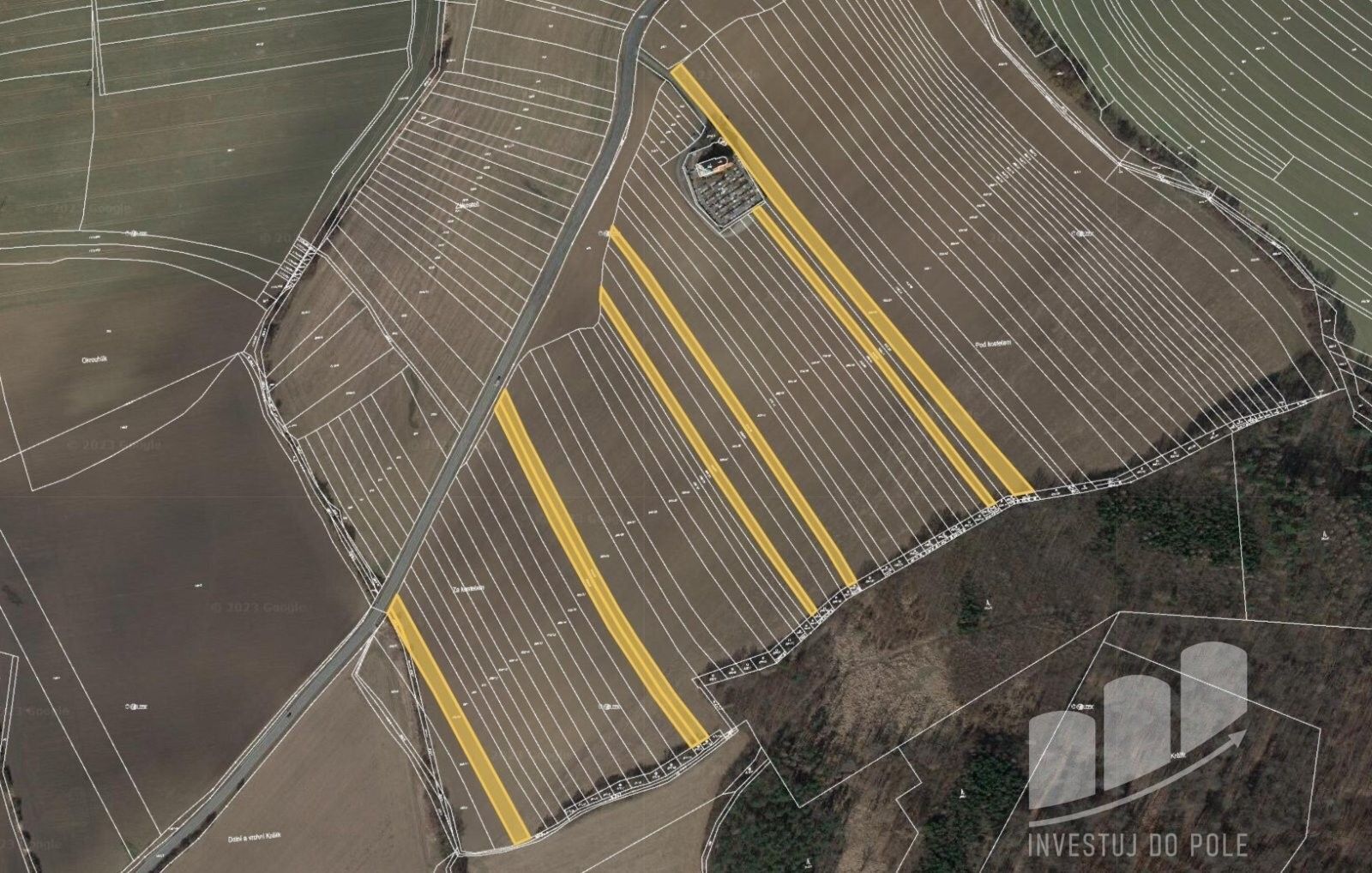 Zemědělské pozemky, Roštín, 20 175 m²
