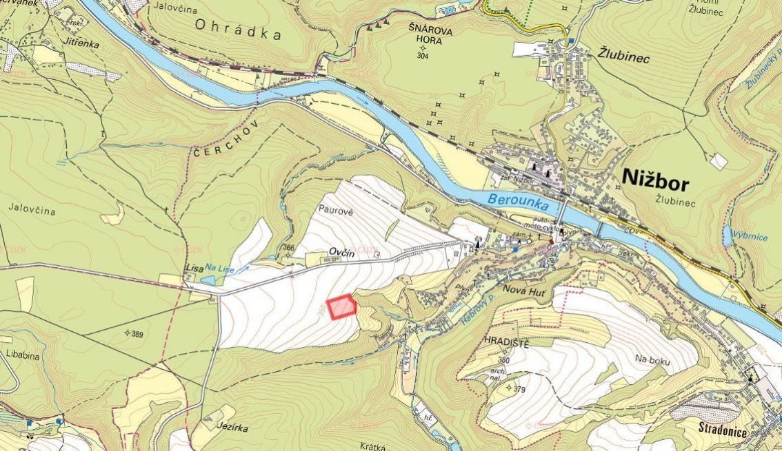 Prodej pozemek - Nižbor, 267 05