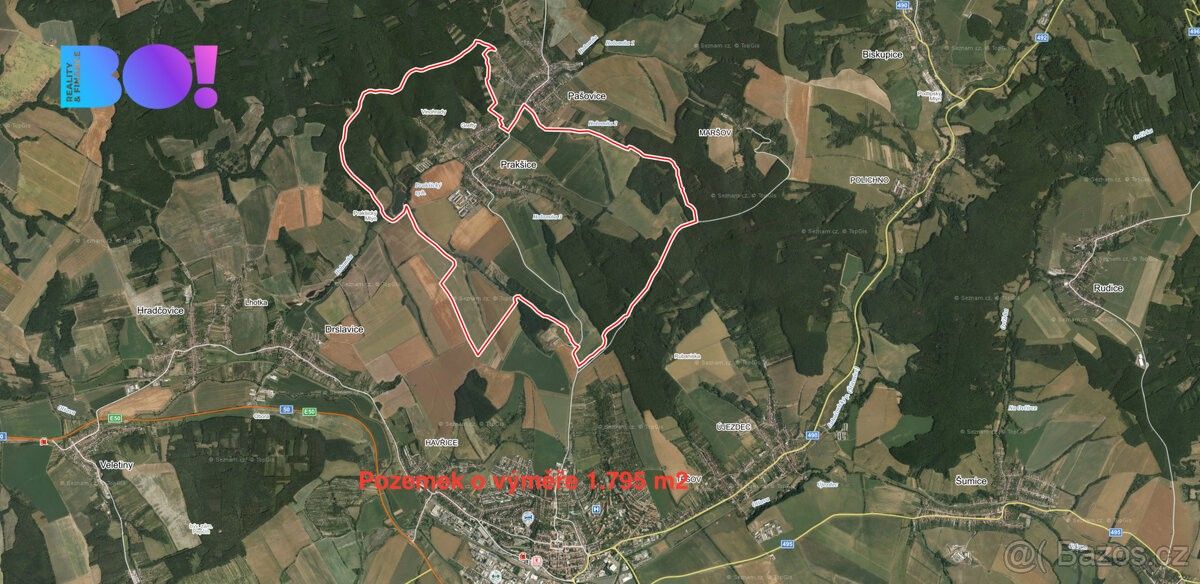 Zemědělské pozemky, Prakšice, 687 56, 1 795 m²