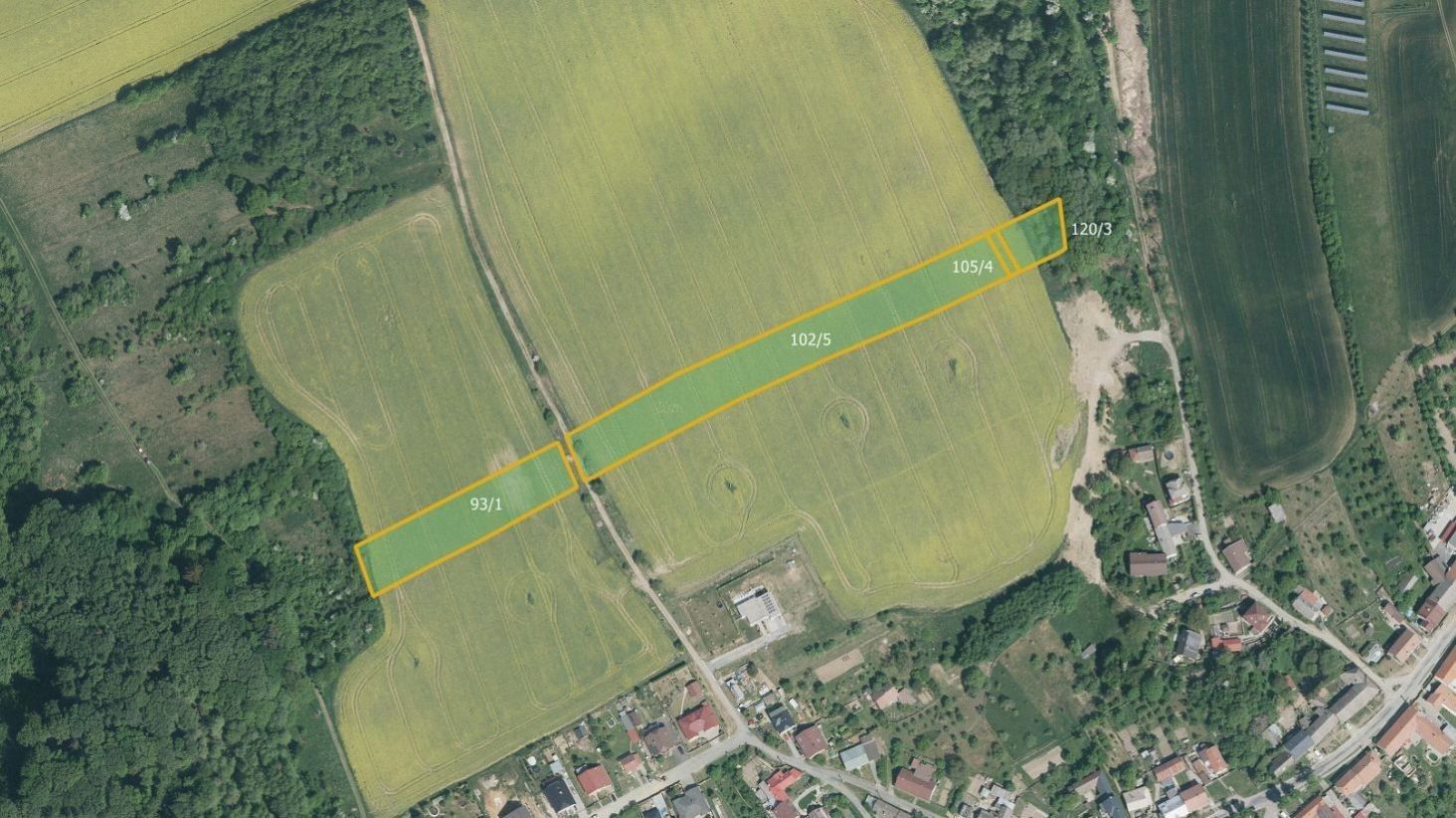 Zemědělské pozemky, Nová Dědina, 11 688 m²