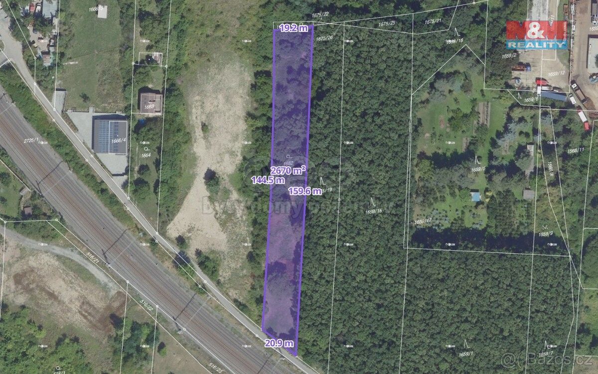 Zahrady, Praha, 102 00, 2 670 m²