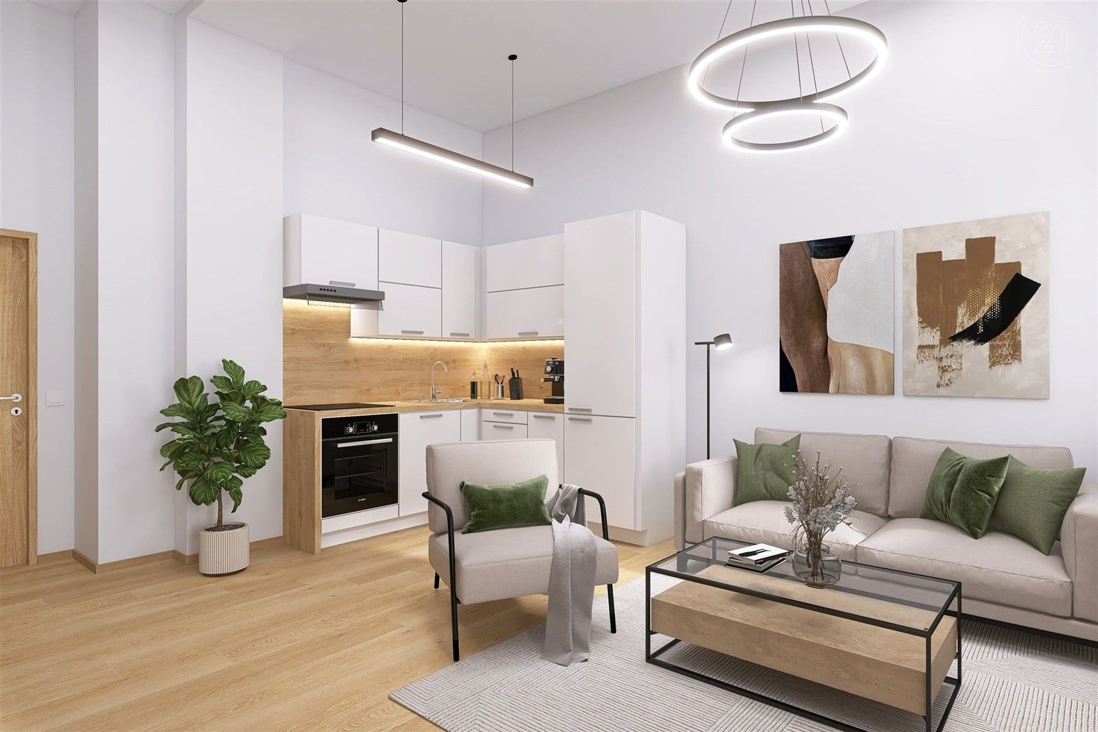 2+kk, Blanická, Postupice, 43 m²