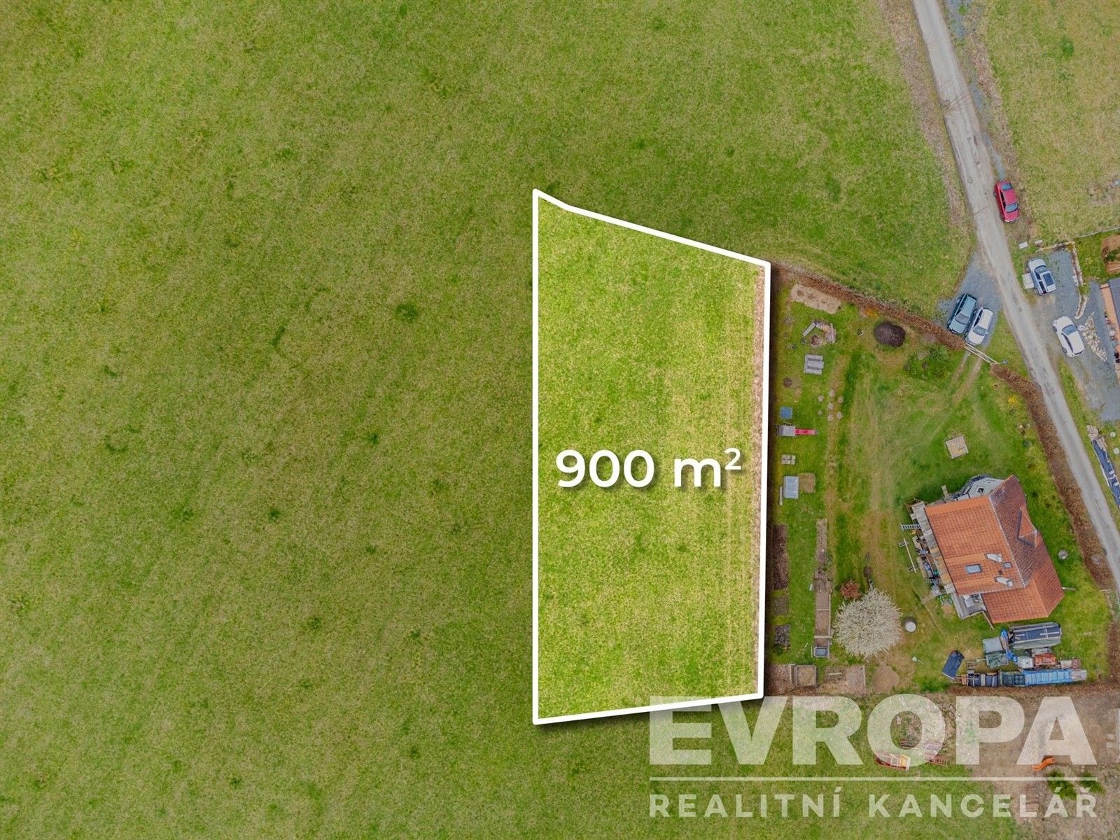 Pozemky pro bydlení, Hradec, 900 m²