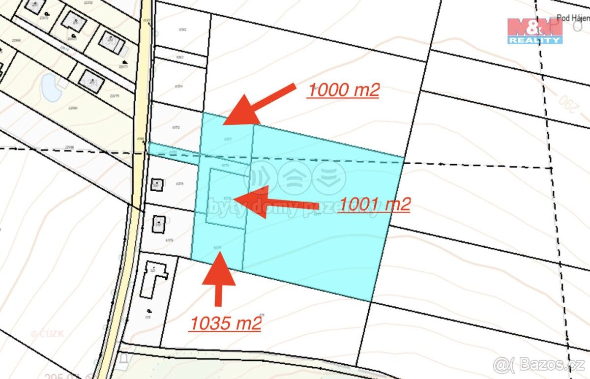 Prodej pozemek pro bydlení - Svojšice u Kolína, 281 07, 1 035 m²