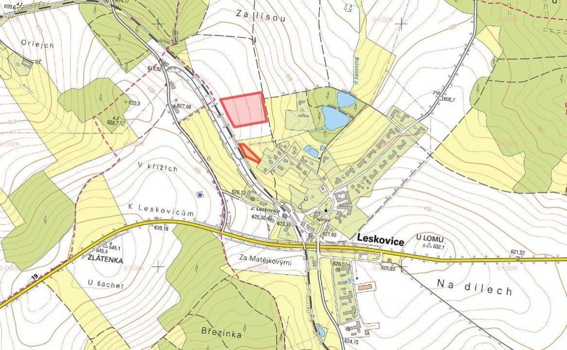 Prodej zemědělský pozemek - Leskovice, 394 14