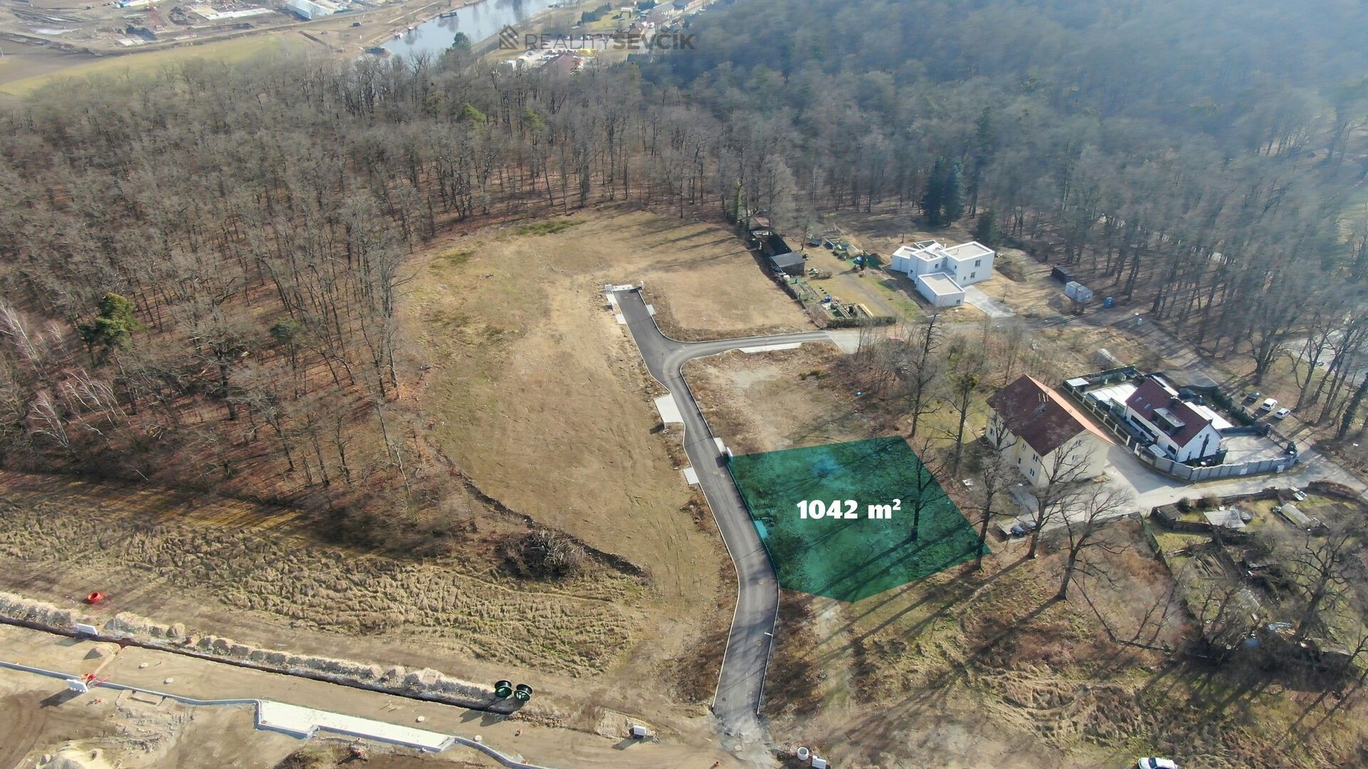 Pozemky pro bydlení, Lesní, Hluboká nad Vltavou, 1 042 m²