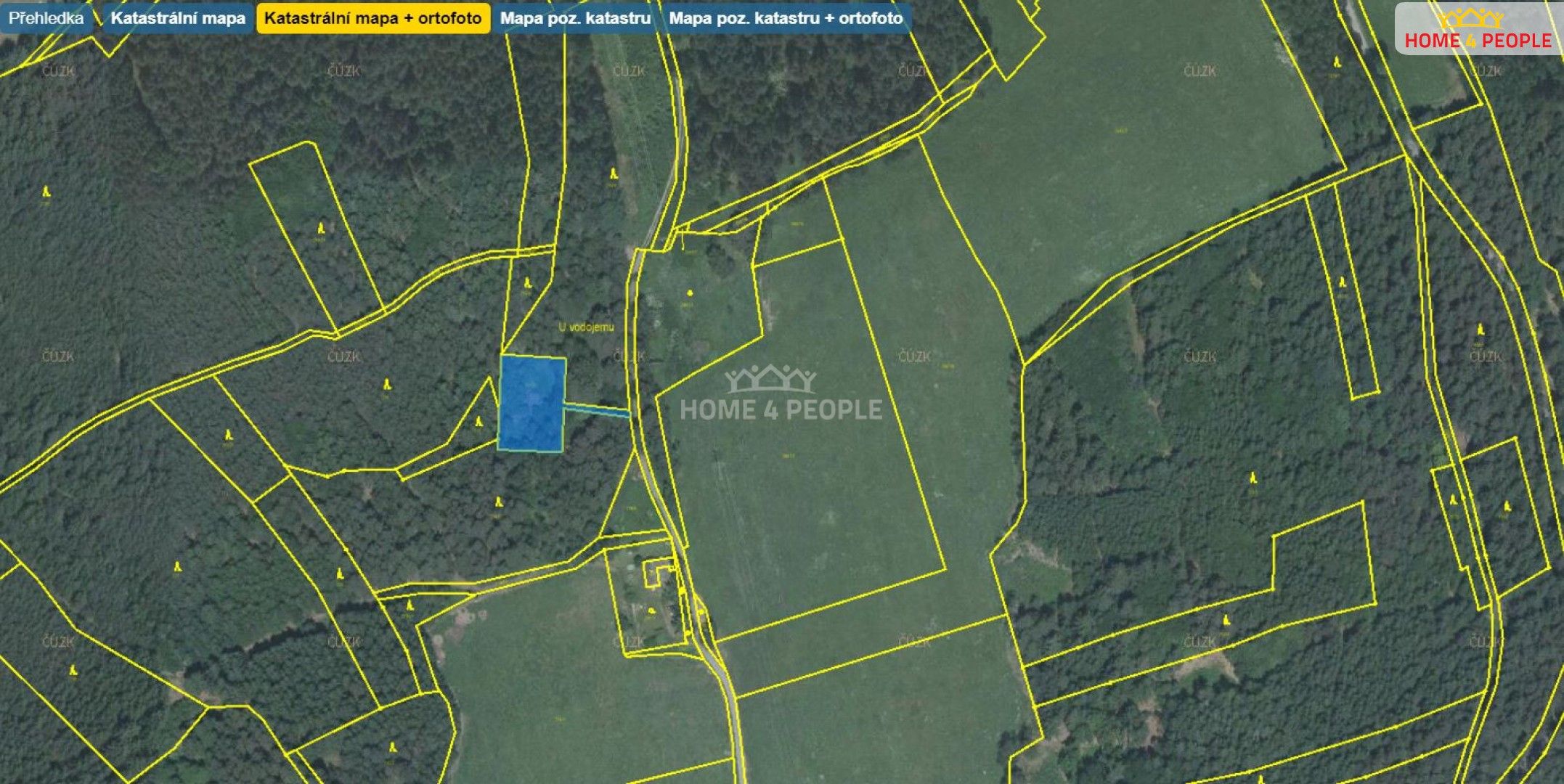 Prodej pozemek - Hašlovice, Větřní, 1 463 m²