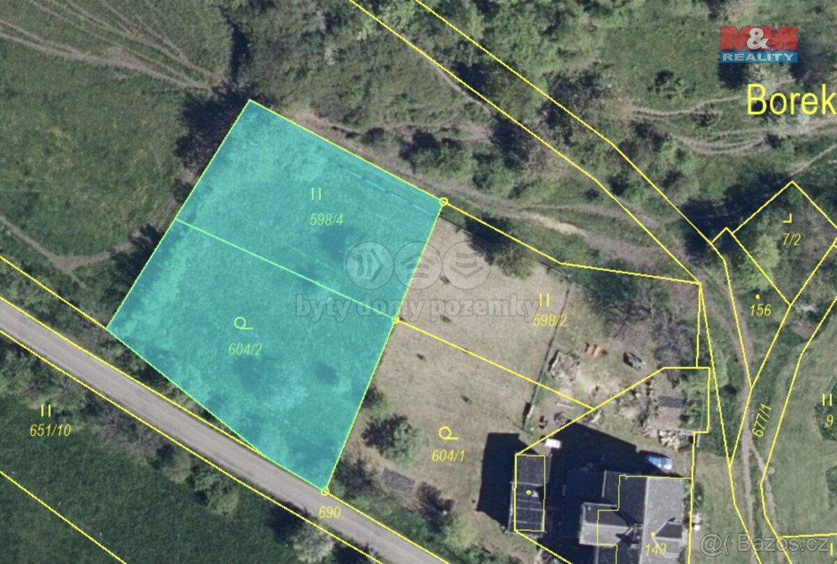 Pozemky pro bydlení, Děčín, 405 02, 1 399 m²