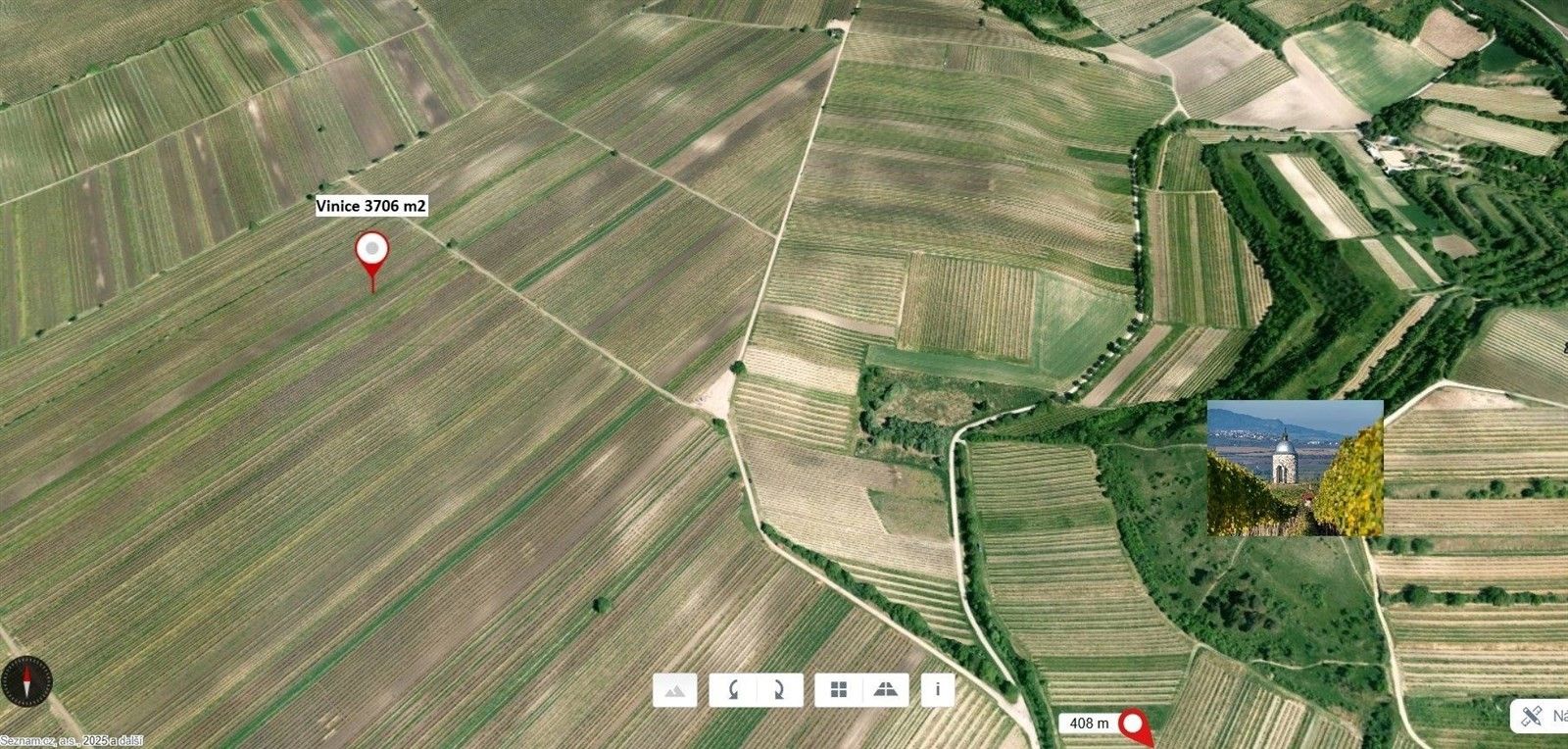 Zemědělské pozemky, Velké Bílovice, 3 706 m²