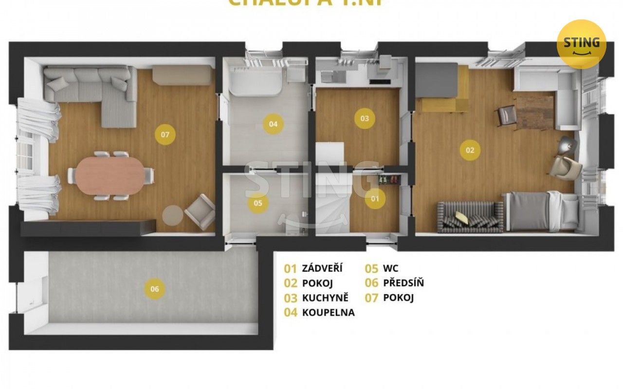 Prodej rodinný dům - Bystřička, 170 m²