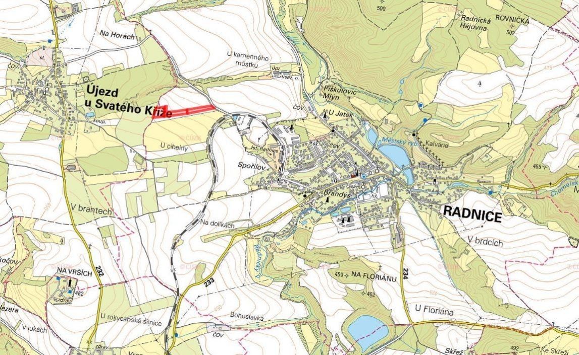 Prodej zemědělský pozemek - Radnice u Rokycan, 338 28
