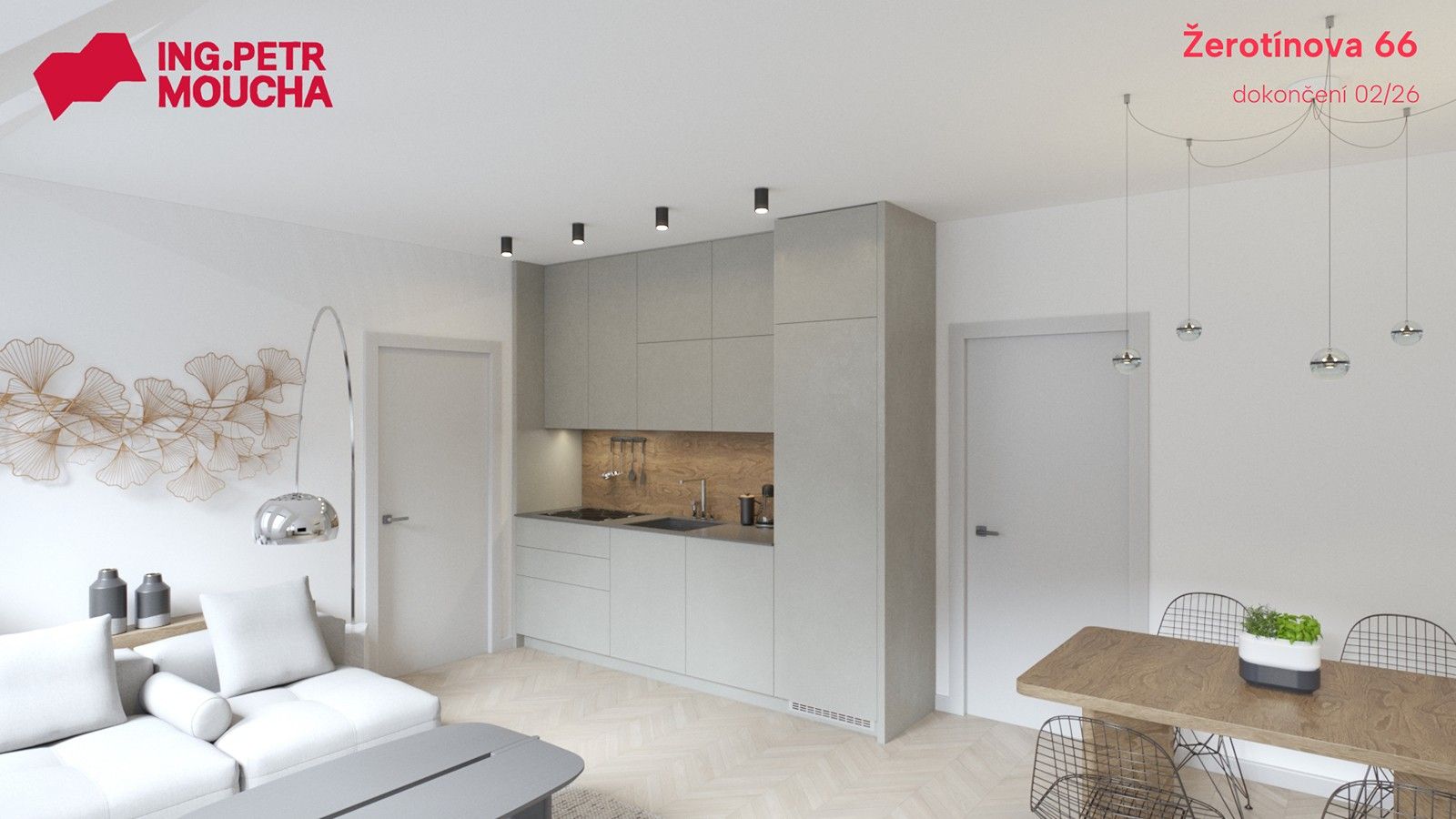 Prodej byt 2+kk - Žerotínova, Praha, 48 m²