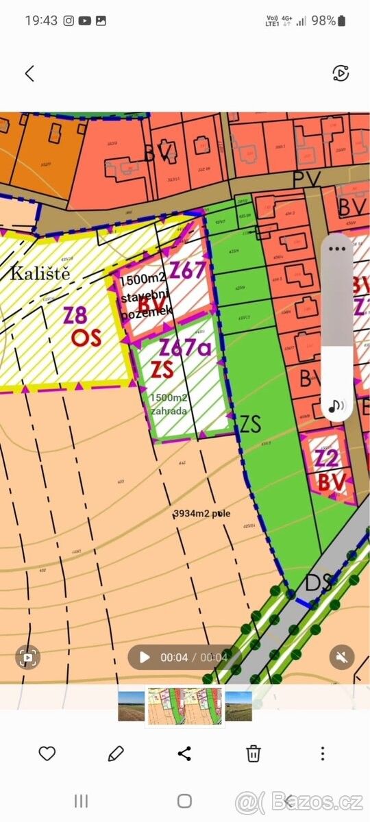 Prodej pozemek pro bydlení - Týnec nad Labem, 281 26, 7 007 m²