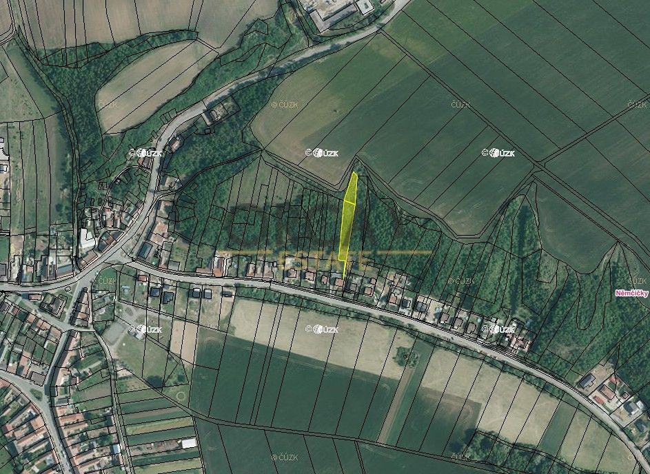 Prodej pozemek - Němčičky u Židlochovic, 664 66, 1 775 m²