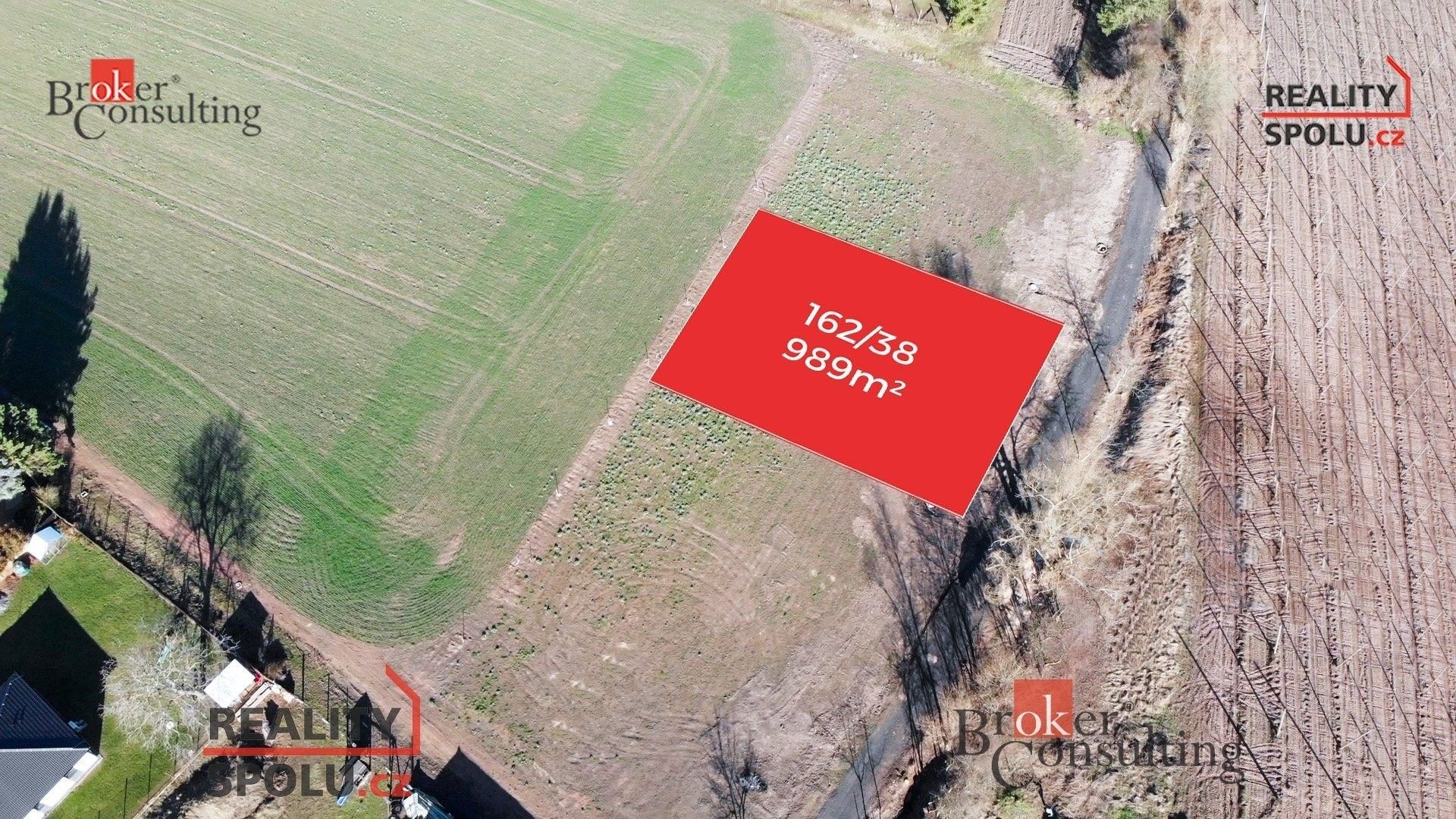 Pozemky pro bydlení, Hořany, Zbrašín, 989 m²