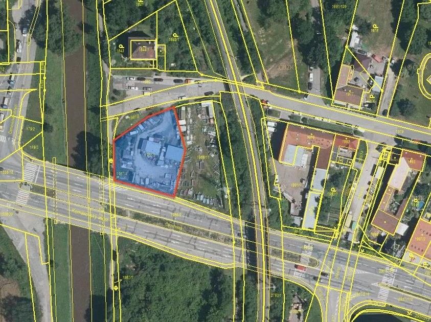Komerční pozemky, Mírová, Brno, 1 340 m²