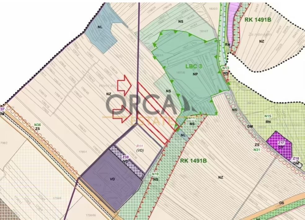 Prodej zemědělský pozemek - Hrušovany u Brna, 664 62, 18 217 m²