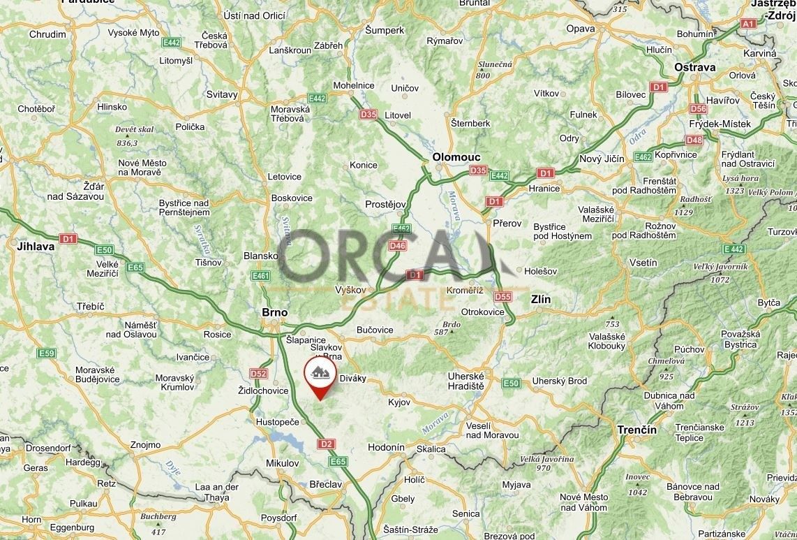 Prodej pozemek - Diváky, 691 71, 787 m²