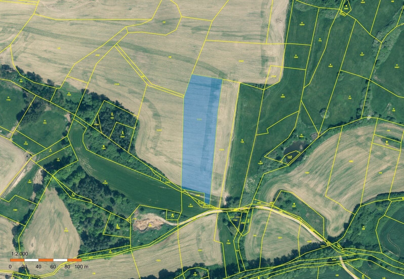 Zemědělské pozemky, Mečichov, 37 691 m²