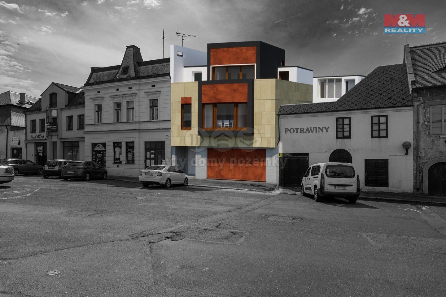 Činžovní domy, Na kozině, Mladá Boleslav, 820 m²