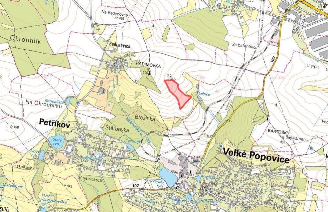 Prodej zemědělský pozemek - Velké Popovice, 251 69