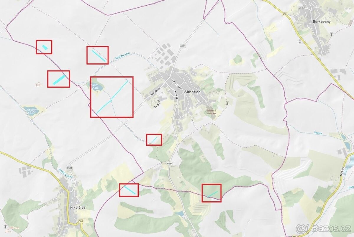Zemědělské pozemky, Šitbořice, 691 76, 3 841 m²