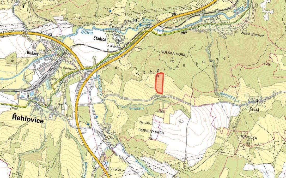 Prodej zemědělský pozemek - Ústí nad Labem, 400 02