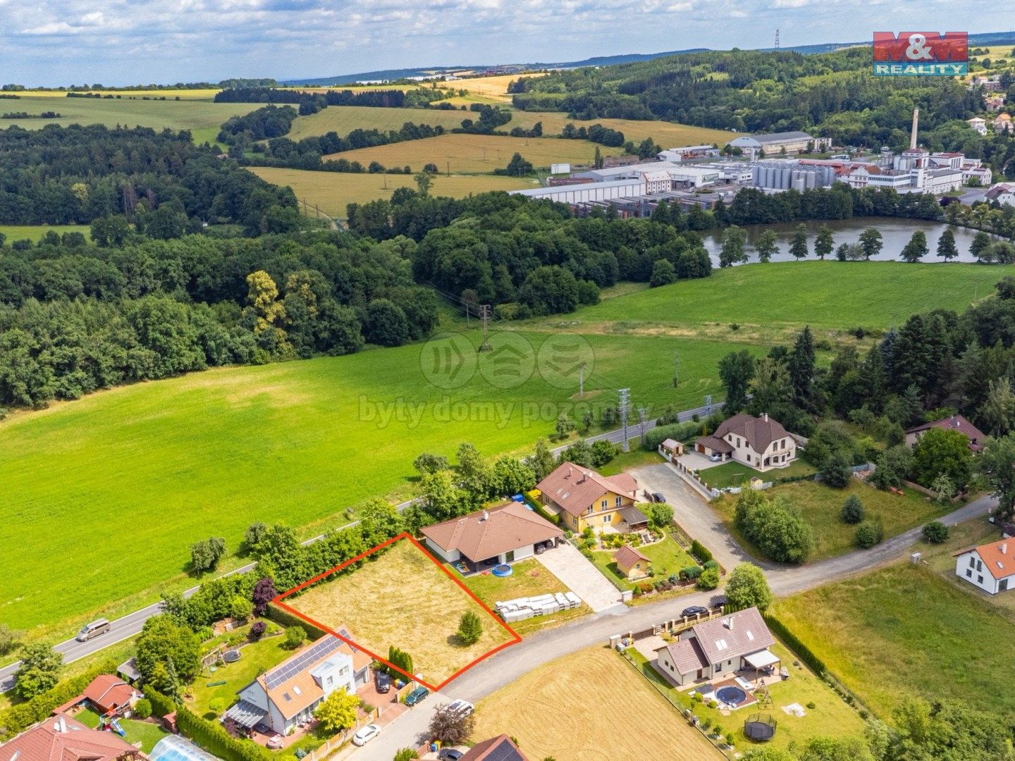 Pozemky pro bydlení, Velké Popovice, 1 002 m²