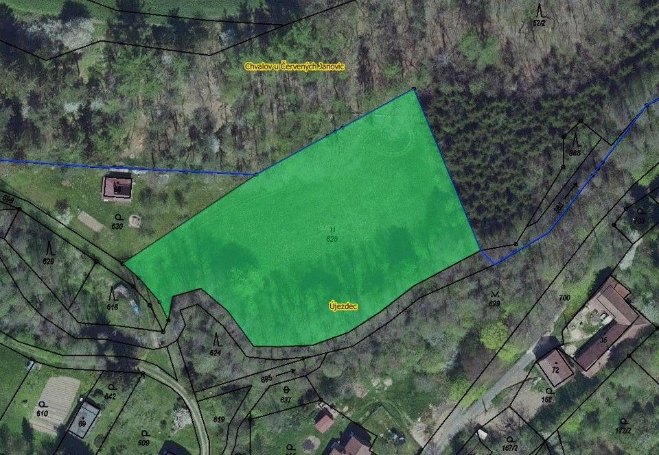 Zahrady, Újezdec, Petrovice I, 4 399 m²