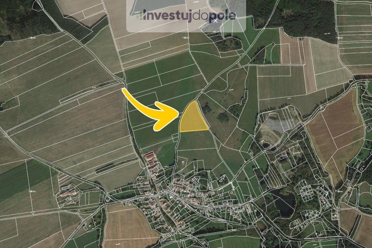 Prodej louka - Vranovice, Břasy, 13 569 m²