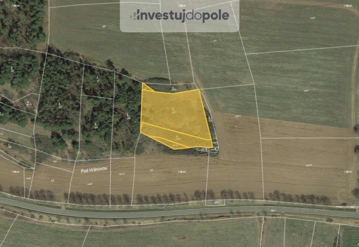 Lesy, Čepřovice, 4 837 m²