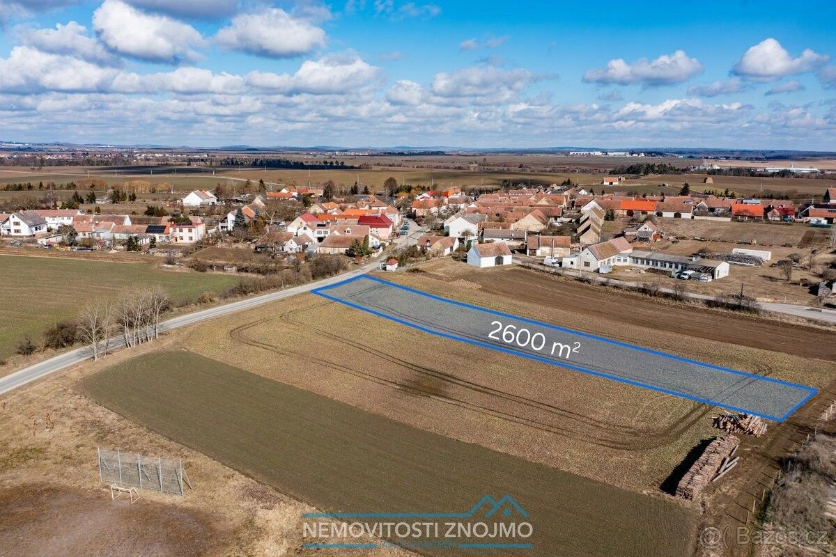 Prodej pozemek pro bydlení - Hostim, 671 54, 2 600 m²