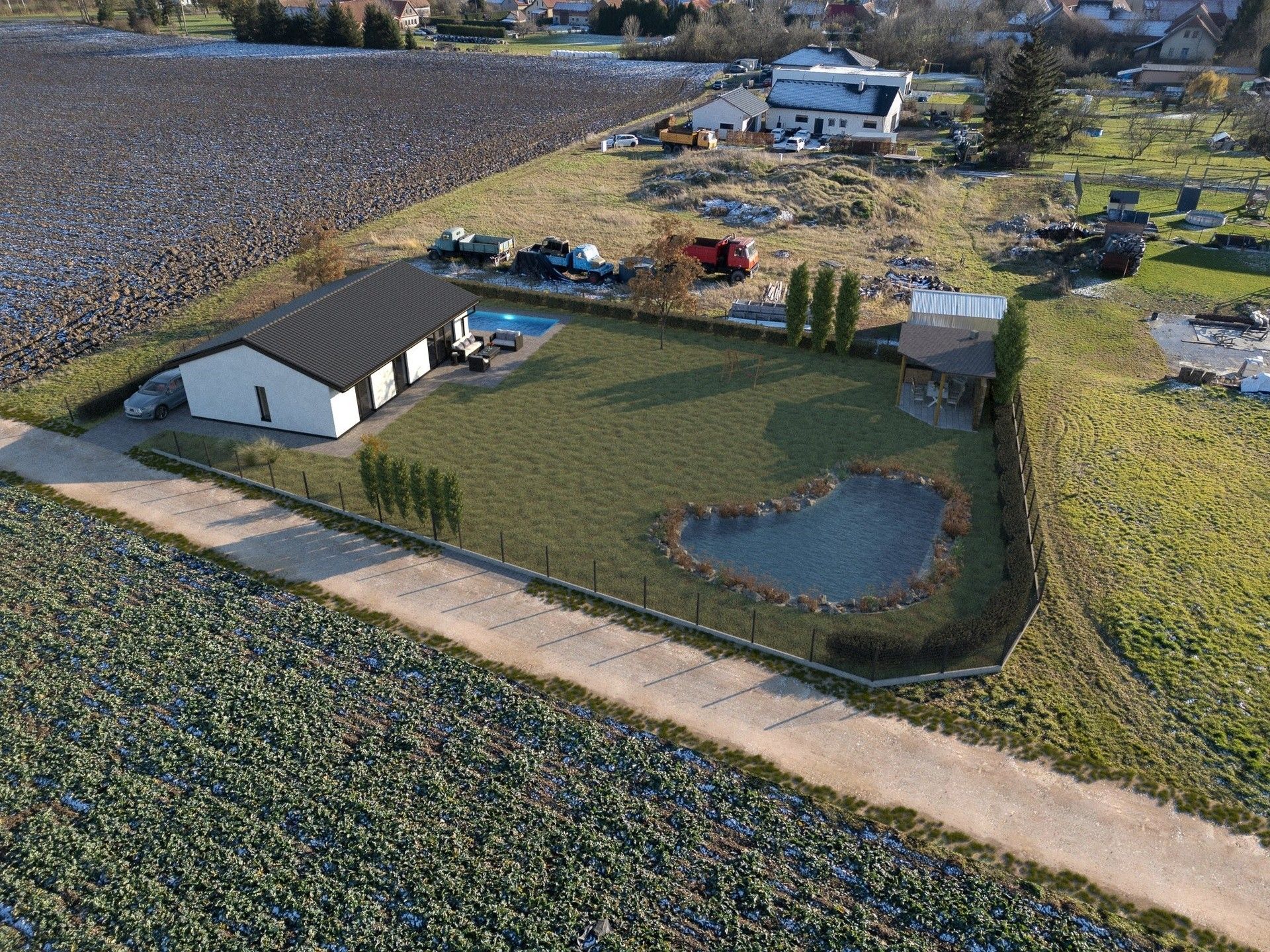 Pozemky pro bydlení, Hrušová, 1 229 m²