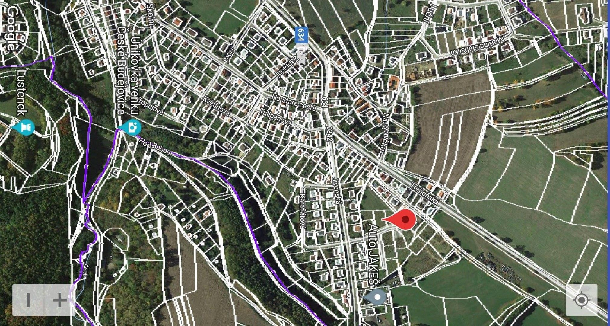 Prodej pozemek pro bydlení - Rudolfov, 904 m²