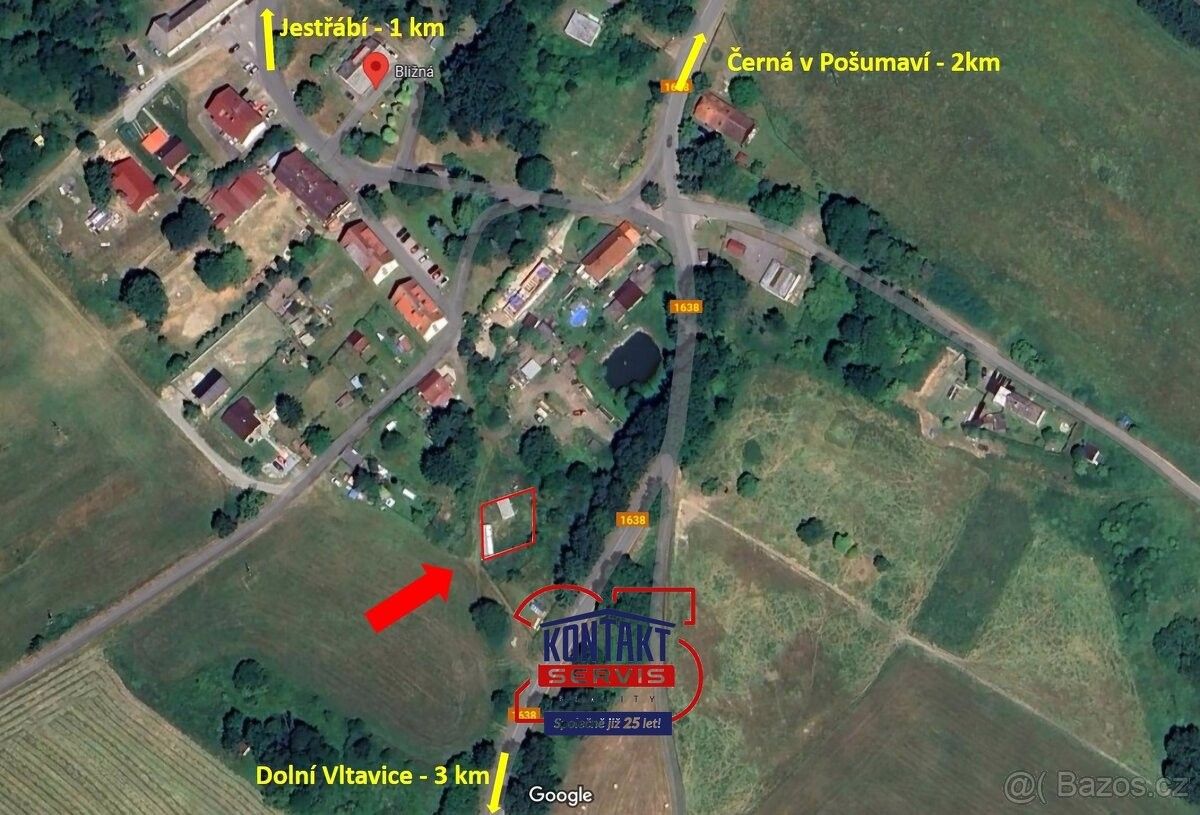Prodej pozemek pro bydlení - Horní Planá, 382 26, 378 m²