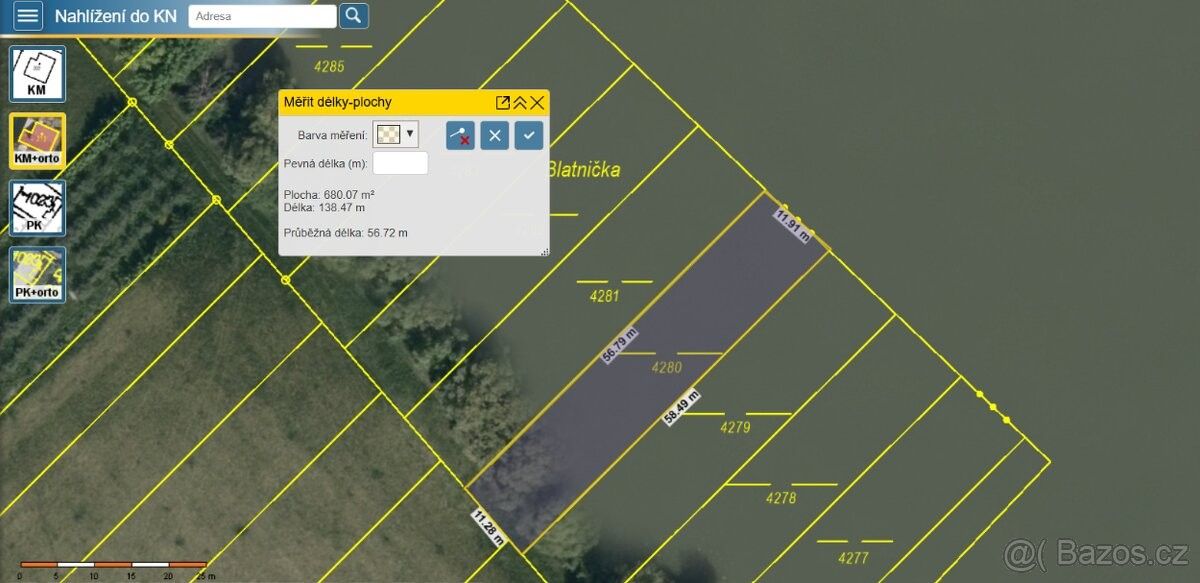 Prodej pozemek - Louka nad Veličkou, 696 76, 671 m²
