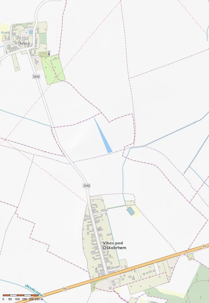 Zemědělské pozemky, Vlkov pod Oškobrhem, 8 876 m²