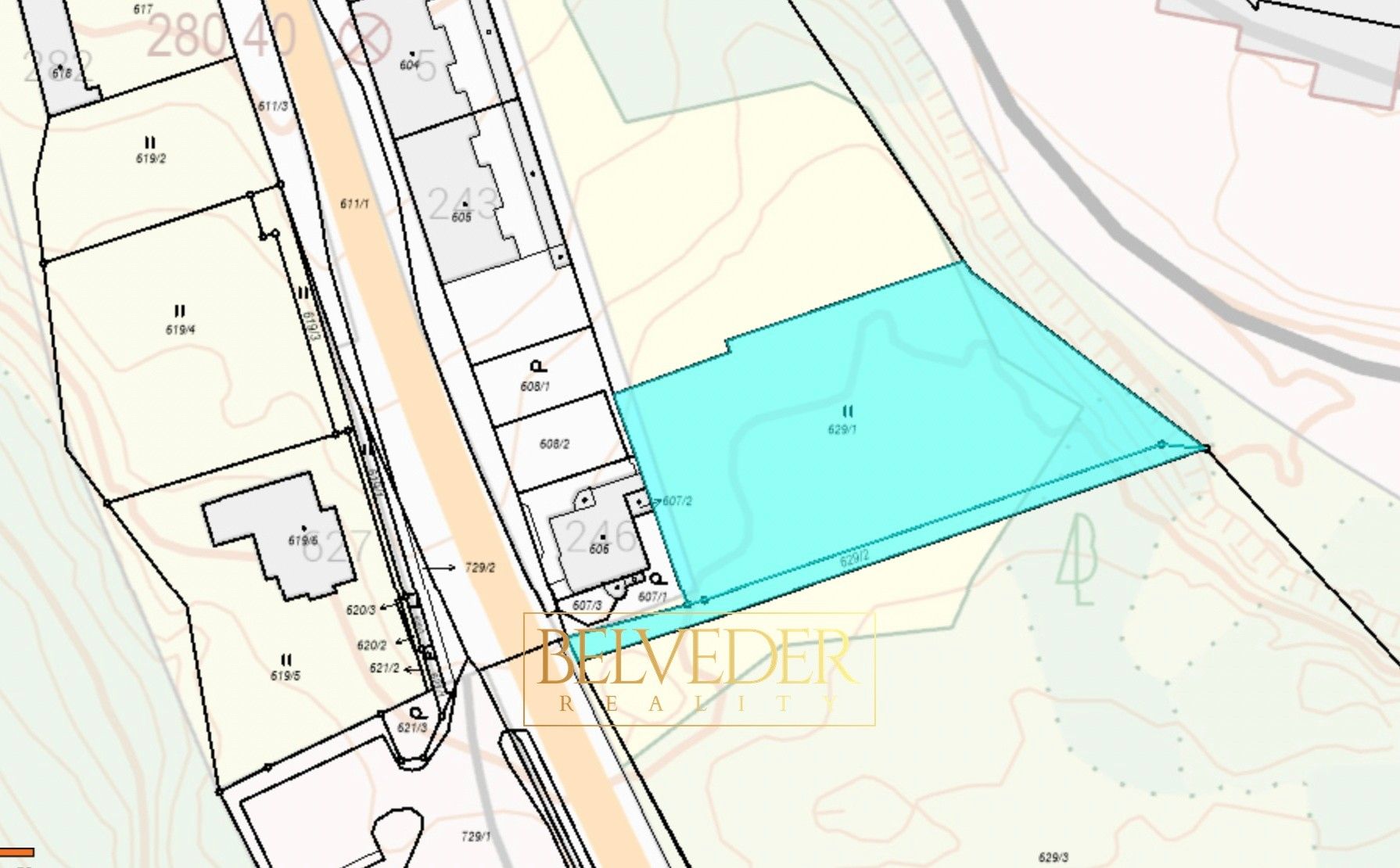 Pozemky pro bydlení, Ruská, Dubí, 3 032 m²